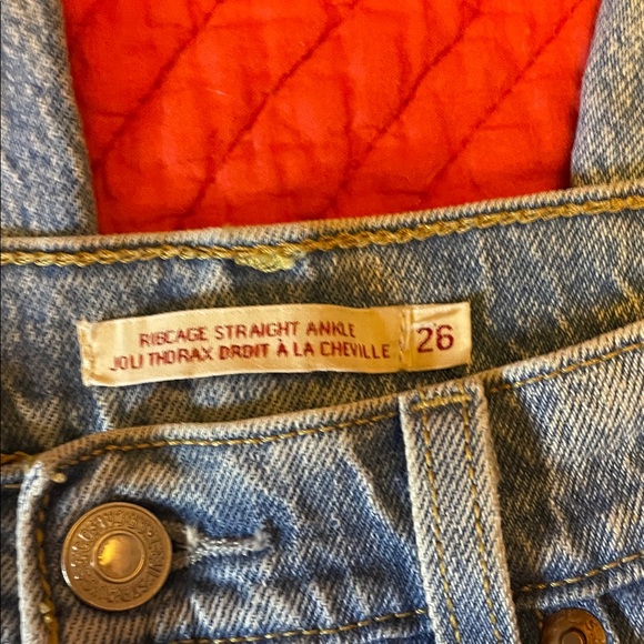 Levi's Blue Straight Leg Women's Jeans - Picture 5 of 5